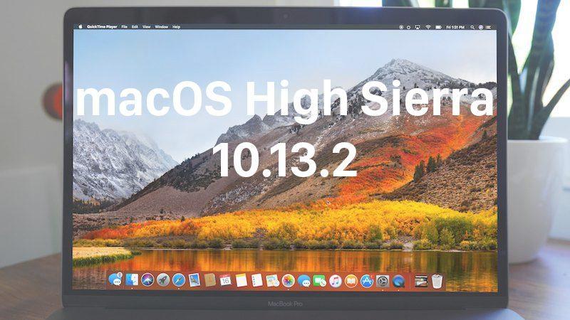 MacOS 10.13.2 High Sierra