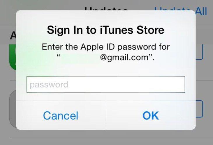 Айфон постоянно запрашивает пароль Apple ID