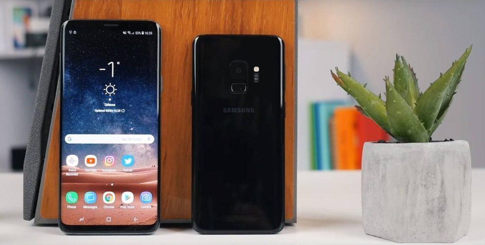 samsung galaxy s9 против iphone x