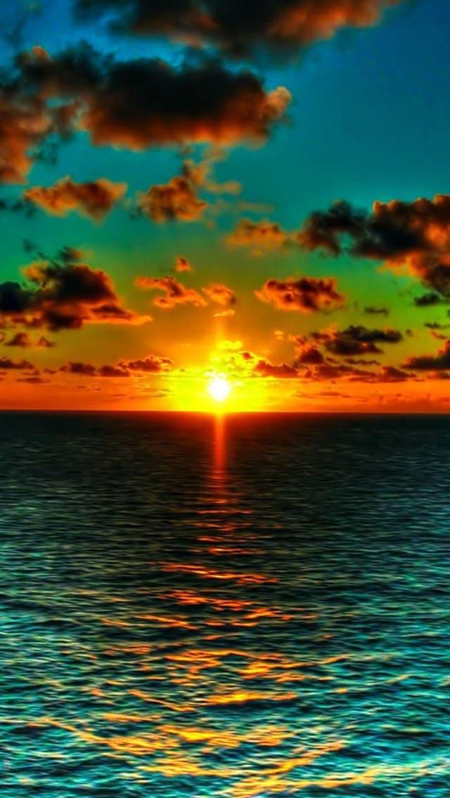 фото горы море солнце обои на айфон